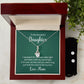 Daughter Pendant and Earring Set-I squeezed this necklace | Custom Heart Design