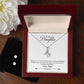 Daughter Pendant and Earring Set-Here for you | Custom Heart Design