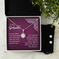 Girlfriend Necklace and Earring Set, Girlfriend Jewelry Gift Set | Custom Heart Design