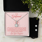 Girlfriend Necklace and Earring Set, Girlfriend Jewelry Gift Set | Custom Heart Design
