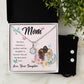 Mom Solitaire Jewelry Set-Mom & Daughter love is forever | Custom Heart Design