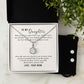 Daughter Eternal Hope Necklace and Earring Set | Custom Heart Design