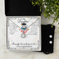Daughter Eternal Hope Necklace and Earring Set | Custom Heart Design