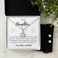 Daughter Eternal Hope Necklace and Earring Set | Custom Heart Design