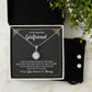 Girlfriend Necklace and Earring Set, Girlfriend Jewelry Gift Set | Custom Heart Design