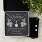 Girlfriend Necklace and Earring Set, Girlfriend Jewelry Gift Set | Custom Heart Design