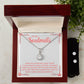 Girlfriend Necklace and Earring Set, Girlfriend Jewelry Gift Set | Custom Heart Design
