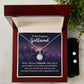 Girlfriend Necklace and Earring Set, Girlfriend Jewelry Gift Set | Custom Heart Design