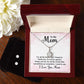 Mom Solitaire Jewelry Set-Thank you for all you do | Custom Heart Design