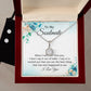 Girlfriend Necklace and Earring Set, Girlfriend Jewelry Gift Set | Custom Heart Design