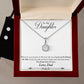 Daughter Eternal Hope Necklace and Earring Set | Custom Heart Design