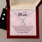 Mom Solitaire Jewelry Set, From Son-The greatest in the world! | Custom Heart Design