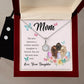 Mom Solitaire Jewelry Set-Mom & Daughter love is forever | Custom Heart Design