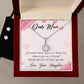 Mom Solitaire Jewelry Set-My mom and friend | Custom Heart Design