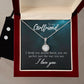 Girlfriend Necklace and Earring Set, Girlfriend Jewelry Gift Set | Custom Heart Design