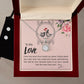 Girlfriend Necklace and Earring Set, Girlfriend Jewelry Gift Set | Custom Heart Design
