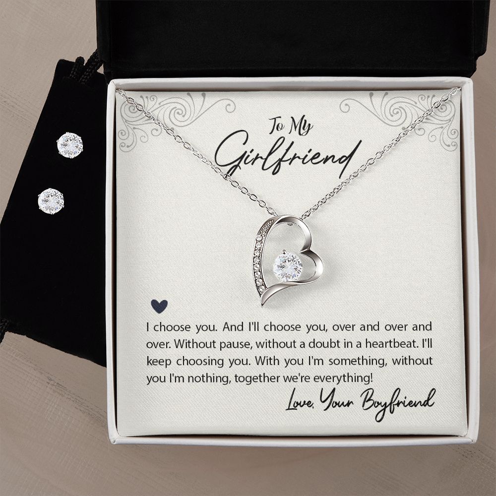 Boyfriend and girlfriend jewelry set shop