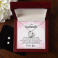 Girlfriend Jewelry Set, Heart Necklace and Earring Set | Custom Heart Design