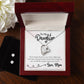 Daughter Forever Love Heart Jewelry Set | Custom Heart Design