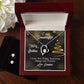 Daughter Forever Love Heart Jewelry Set | Custom Heart Design