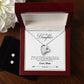 Daughter Forever Love Heart Jewelry Set | Custom Heart Design