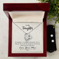 Daughter Forever Love Heart Jewelry Set, From Mom - Custom Heart Design