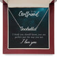 Girlfriend Name Necklace-I think you should know | Custom Heart Design