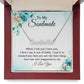 Soulmate Name Necklace-You are the best | Custom Heart Design
