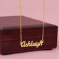 Sister Name Necklace-There's no better friend - Custom Heart Design
