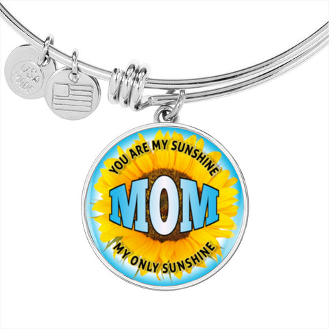 *Sunshine Mom Bangle - Custom Heart Design