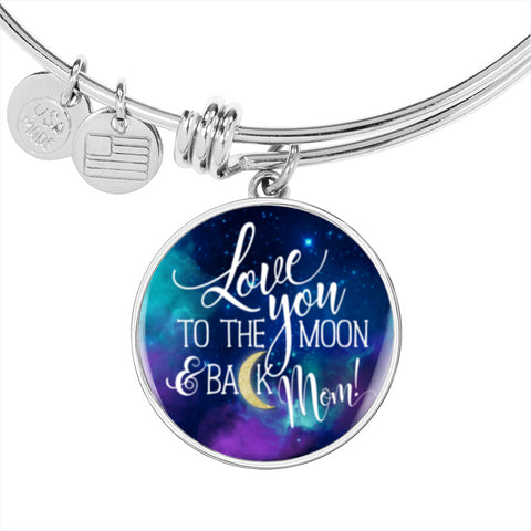 Love you to the moon & back. - Custom Heart Design