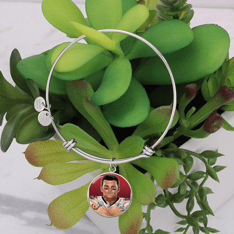 Tom Brady Seven Rings Bangle - Custom Heart Design