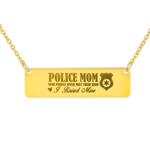 Police Mom - Custom Heart Design