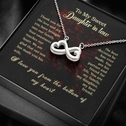 Daughter In Law, You’re his best decision. - Custom Heart Design
