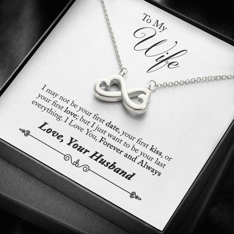 Infinity Hearts Necklace for Wife | Custom Heart Design