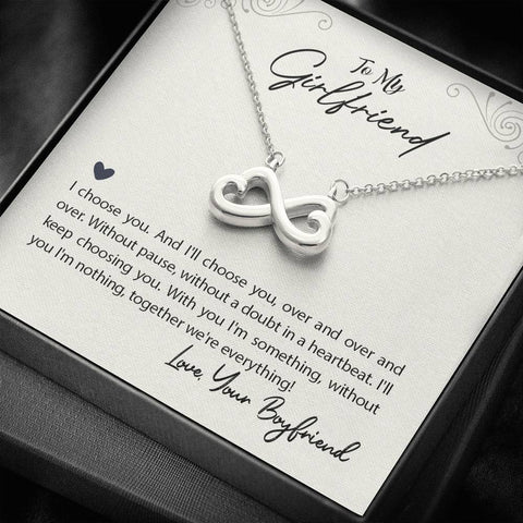 To My Girlfriend, I choose you. - Custom Heart Design