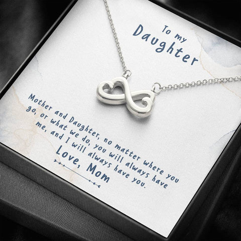 Mother and Daughter have each other. - Custom Heart Design