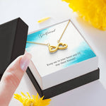 Infinity Hearts Necklace for Girlfriend | Custom Heart Design