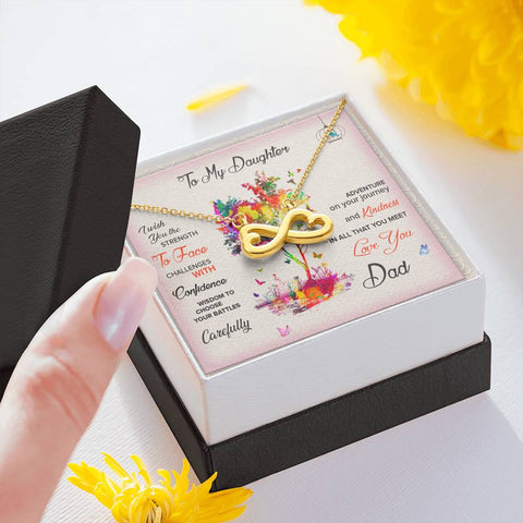 I wish you adventure, Love Dad. - Custom Heart Design