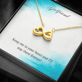 Infinity Hearts Necklace for Girlfriend | Custom Heart Design