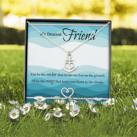 You be the anchor-Heart of the Ocean Necklace - Custom Heart Design