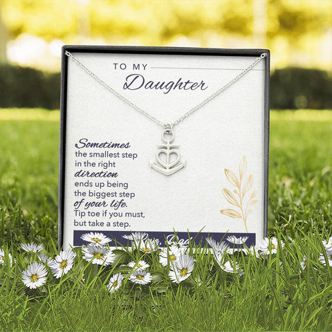 Tip toe if you must, From Dad-Heart of the Ocean Necklace - Custom Heart Design