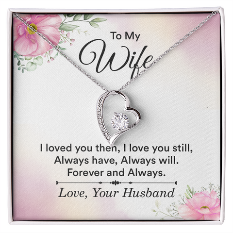 Sentimental Heart Necklace for Wife | Custom Heart Design