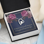 Sentimental Heart Necklace for Wife | Custom Heart Design