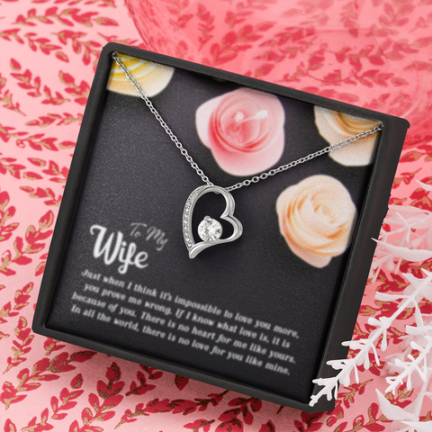 Sentimental Heart Necklace for Wife | Custom Heart Design