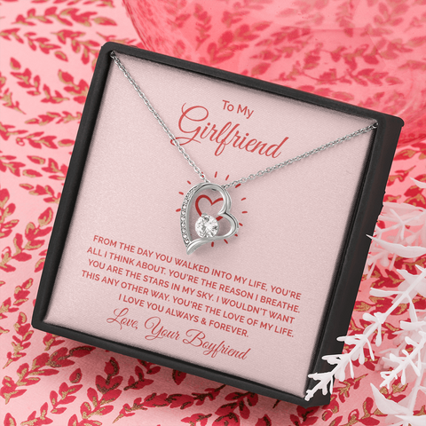 Sentimental Heart Necklace for Girlfriend | Custom Heart Design