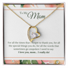 Mom Jewelry, Gold Heart Necklace for Mom, Floating Heart Necklace | Custom Heart Design