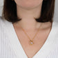 Wife Heart Necklace, Floating Heart Necklace, Beautiful Wife Necklace-Together we're everything | Custom Heart Design