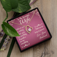 Wife Heart Necklace, Floating Heart Necklace, Beautiful Wife Necklace-Together we're everything | Custom Heart Design