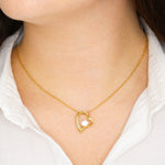 Sentimental Heart Necklace for Wife | Custom Heart Design